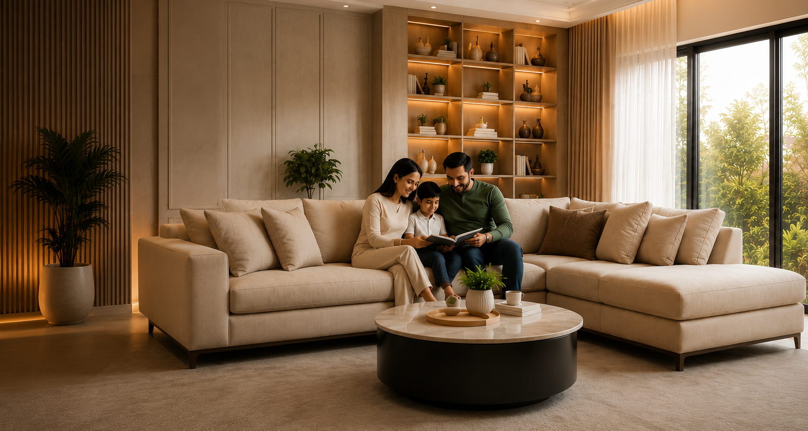 Crafted furniture interior for Comfort Oak